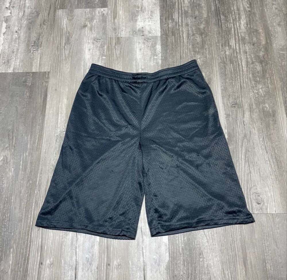 Champion Men's Black Mesh Athletic Basketball Shorts